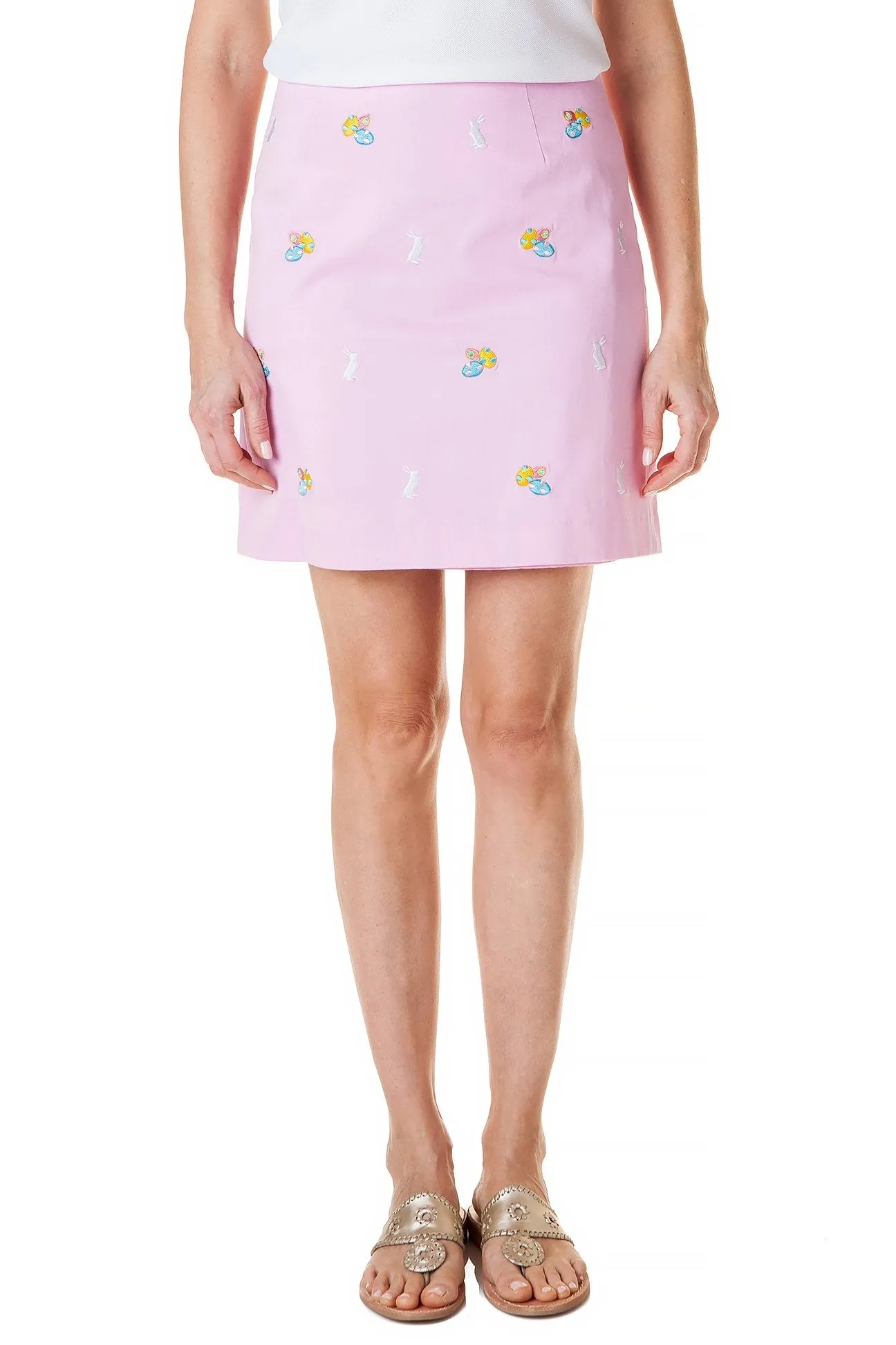 Ali Skirt Stretch Twill Pink with Easter