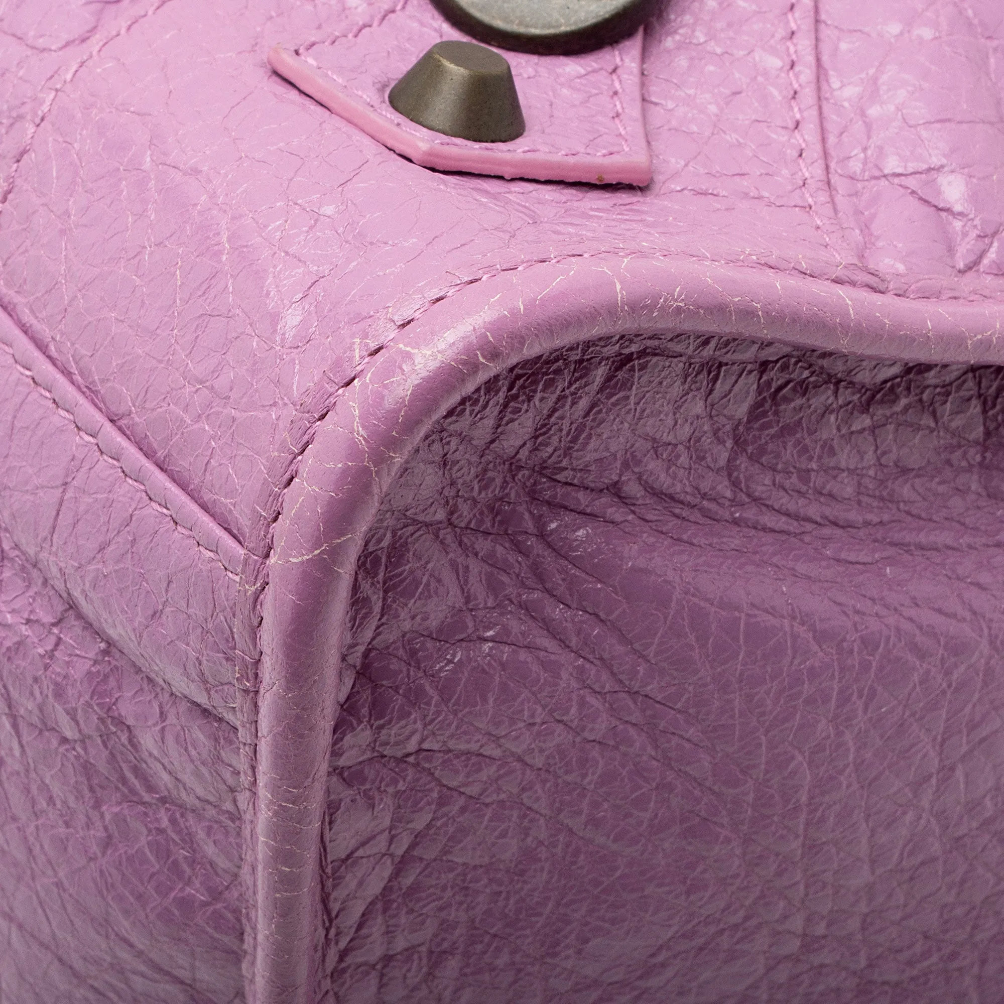 Balenciaga Agneau Part Time Satchel (SHF-UbBaEd)