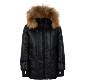 Black Long Girls Coat