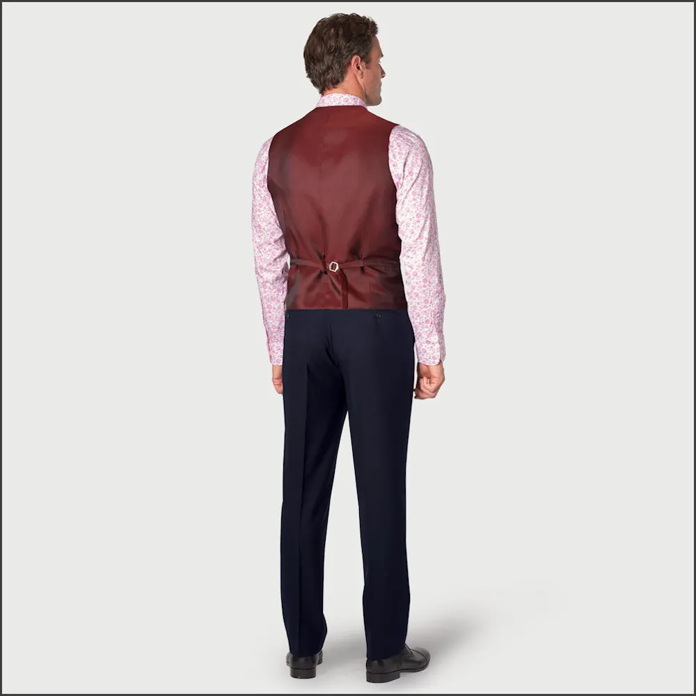 Brook Taverner Wells Wool Blend Navy Suit - Waistcoat Optional//