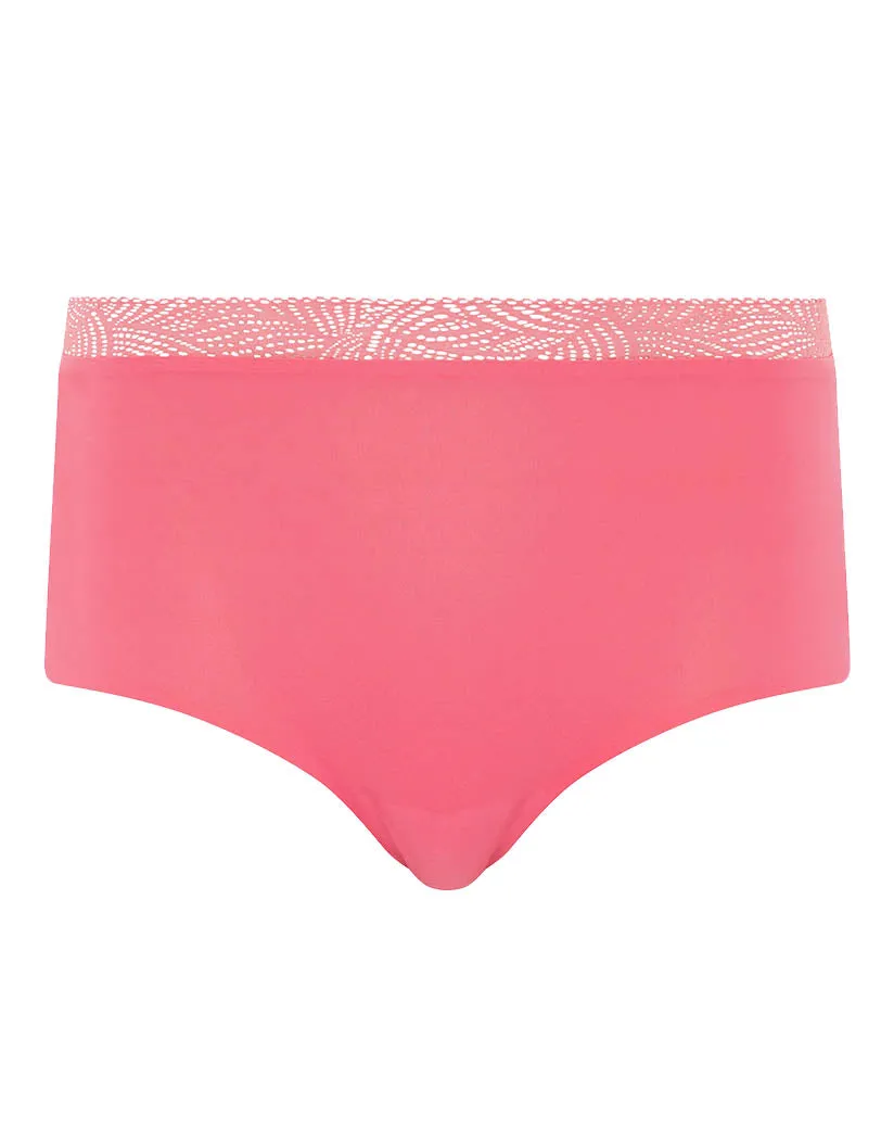 Chantelle Soft Stretch High Waist Brief With Lace Rose Amour 11G7