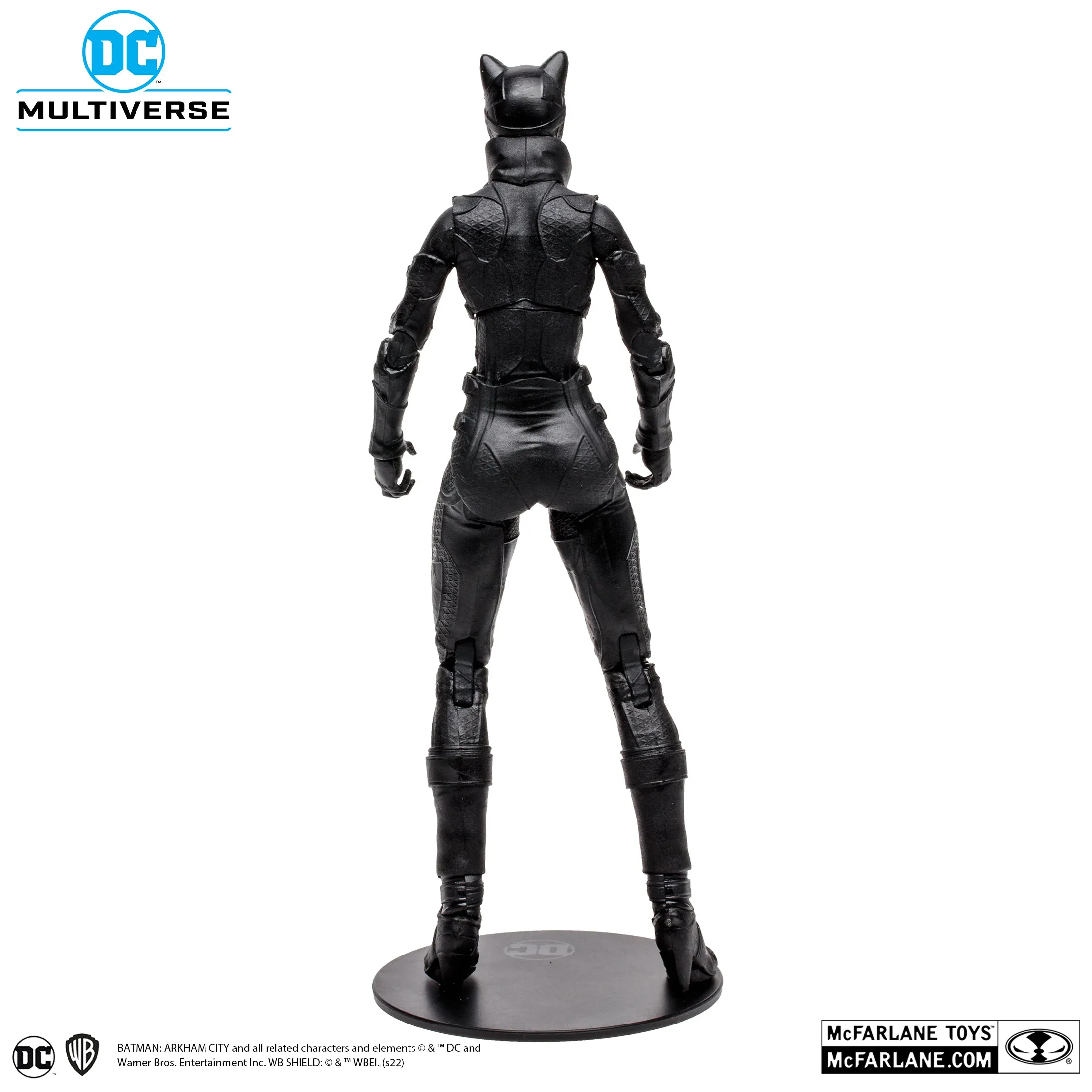 DC Multiverse Batman: Arkham City Catwoman (Gold Label) (Build a Figure - Solomon Grundy)  7" Inch Scale Action Figure (Walmart Exclusive) - McFarlane Toys