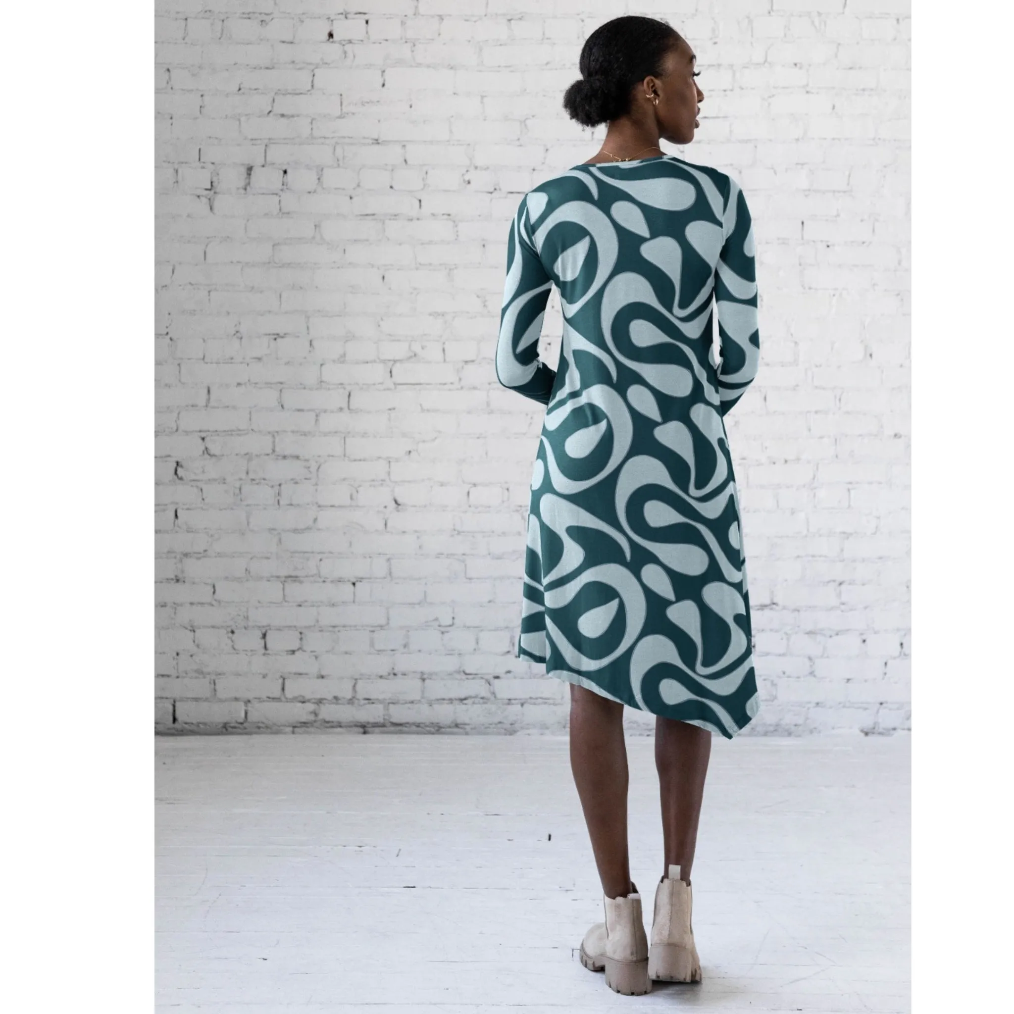 Hikari Dress: Swirl (Flow)