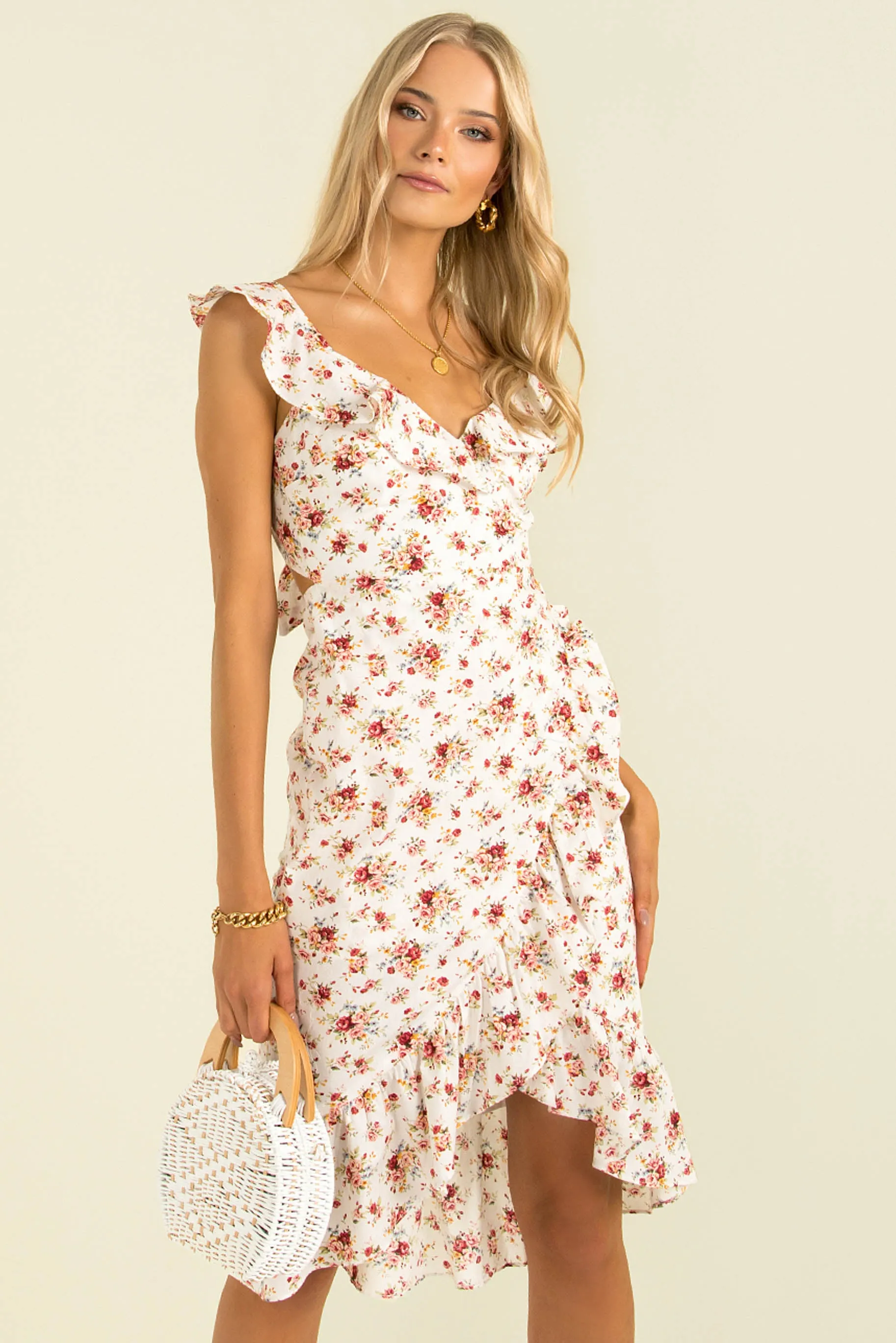 Hildi Dress / White