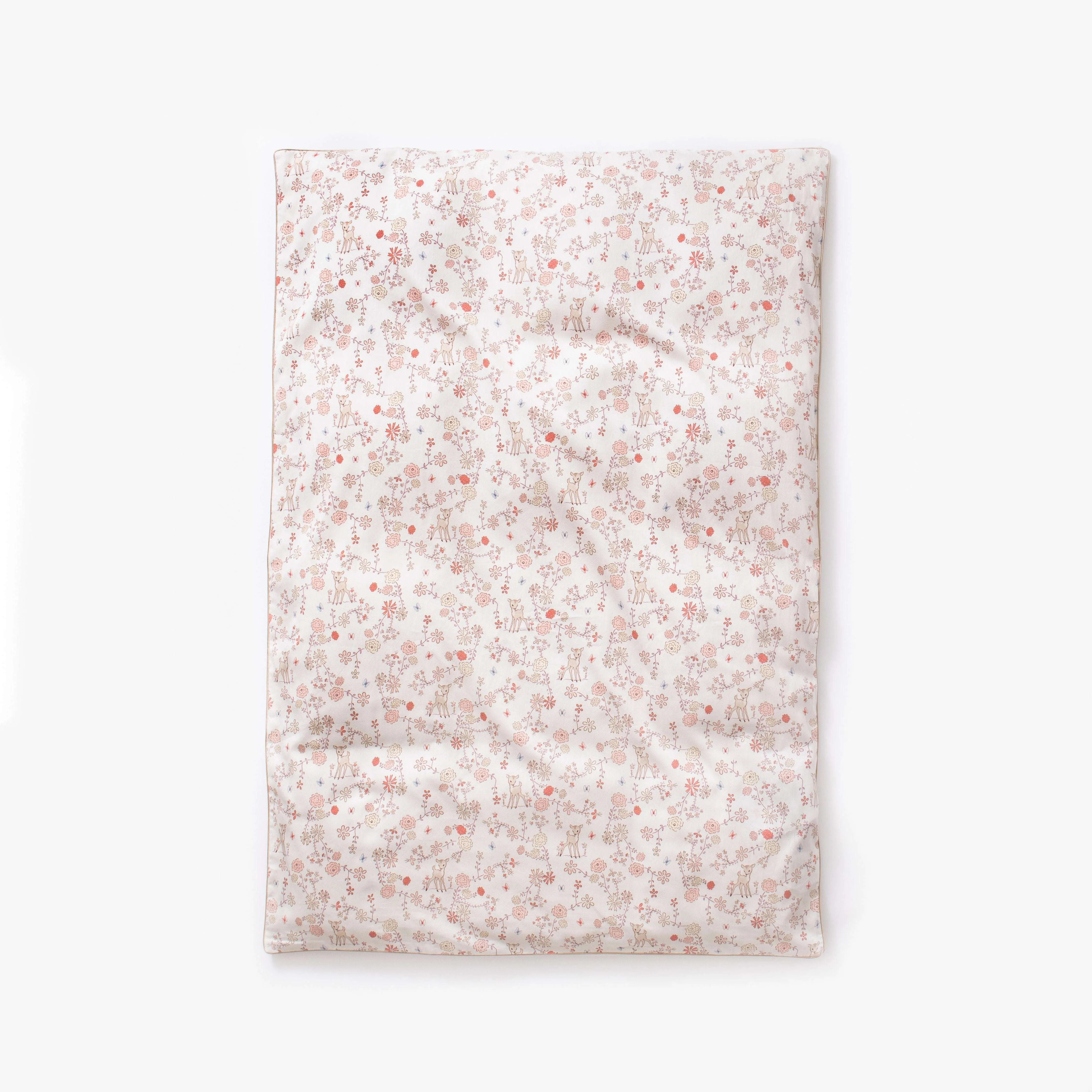 Into The Woodlands Baby Duvet - Ivory by Gooselings