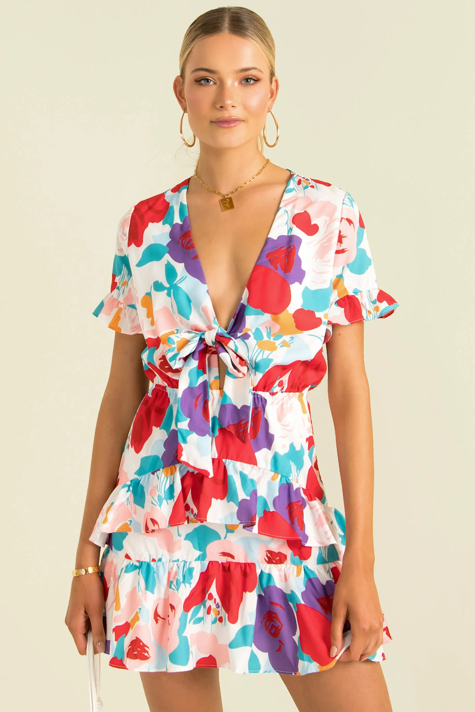 Keeley Dress / White