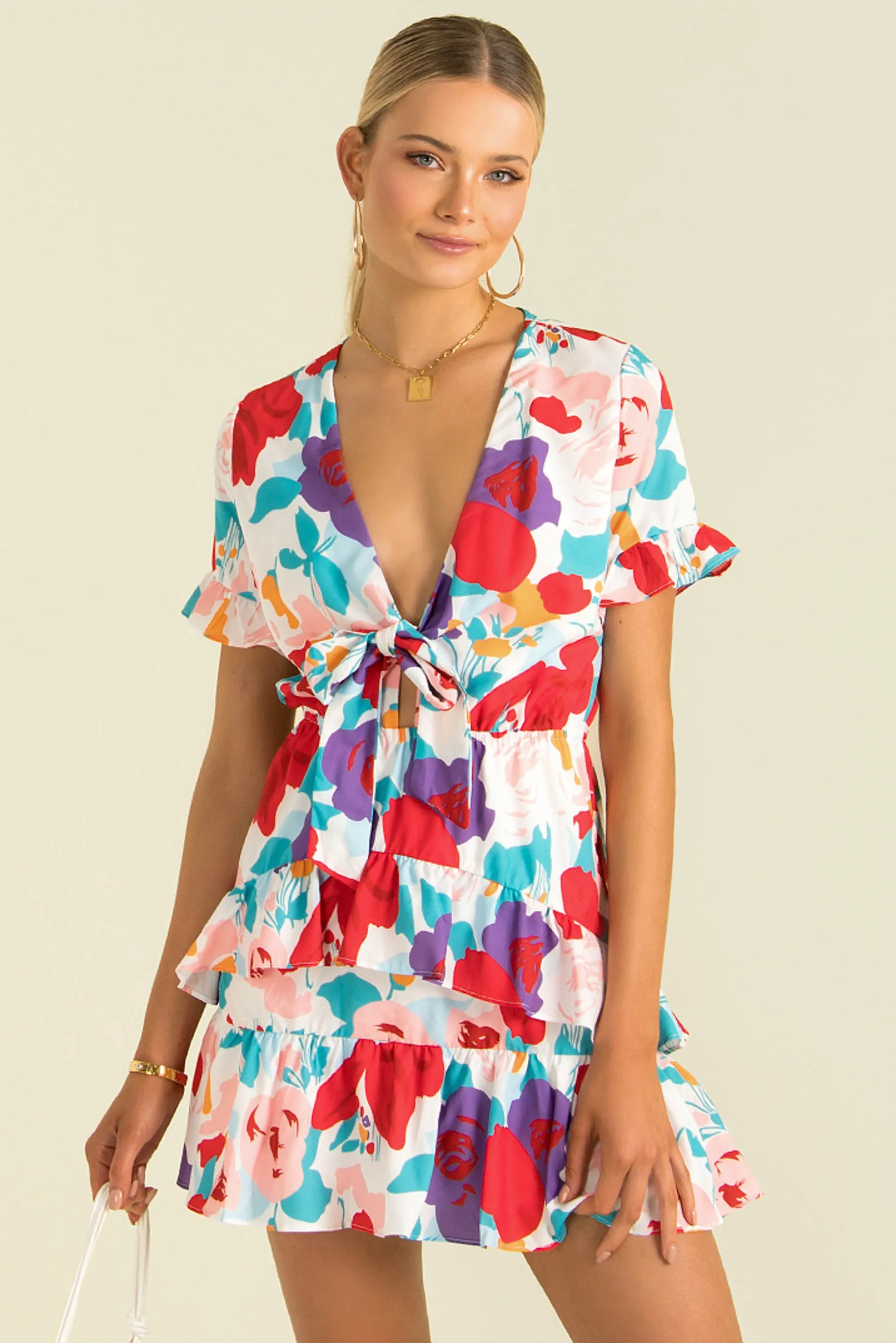Keeley Dress / White