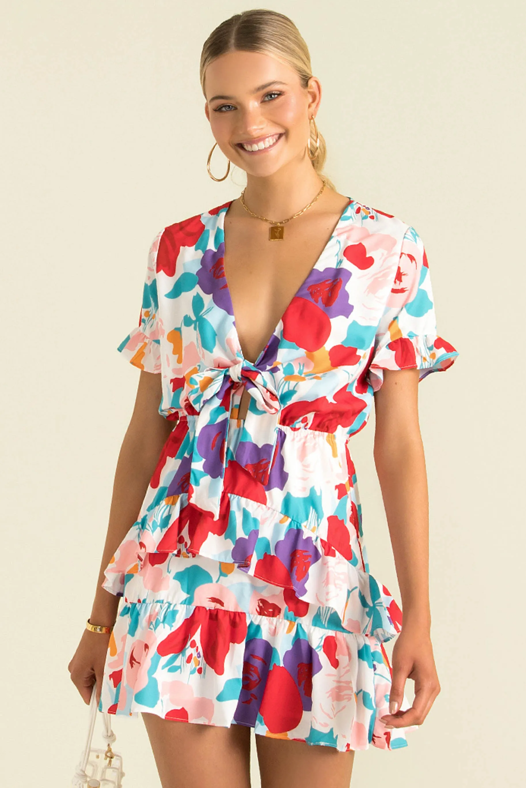 Keeley Dress / White