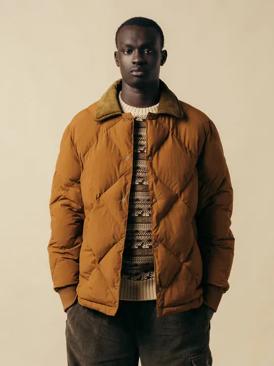 Kestin Dunbar Padded Jacket Tobacco
