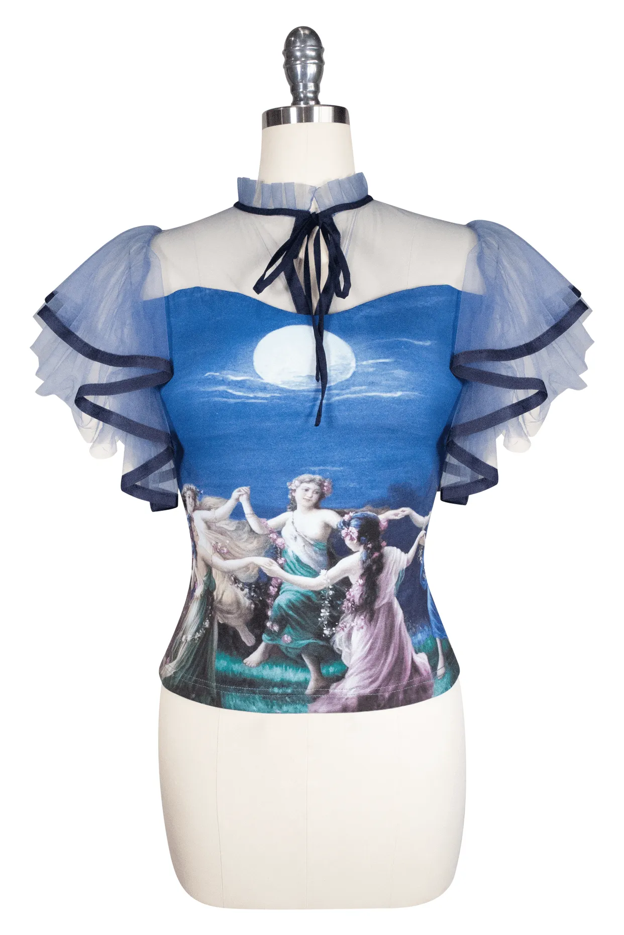 La Luna Flutter Jersey Top (Print)