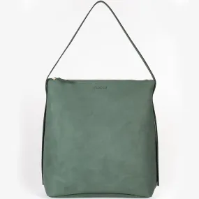 LEATHER SHOPPER „JOKA" IN GREEN