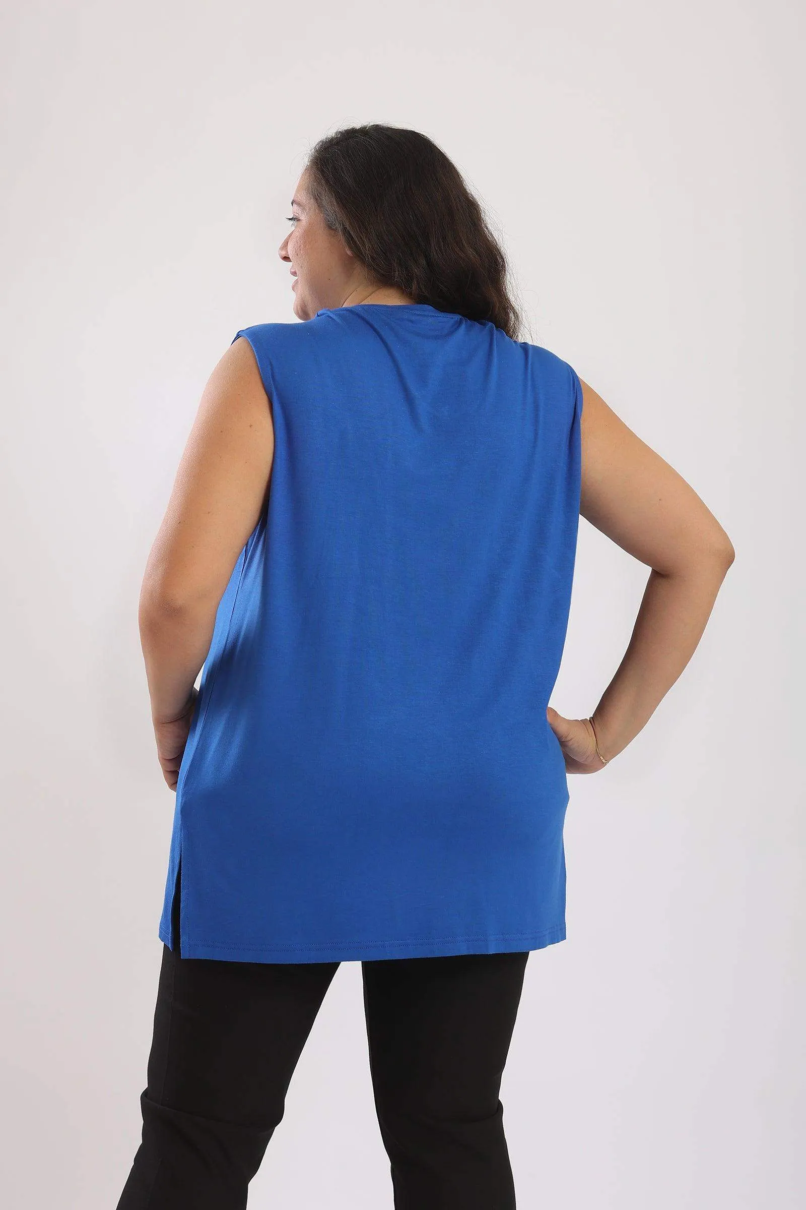 Lounge Top with Side Slits