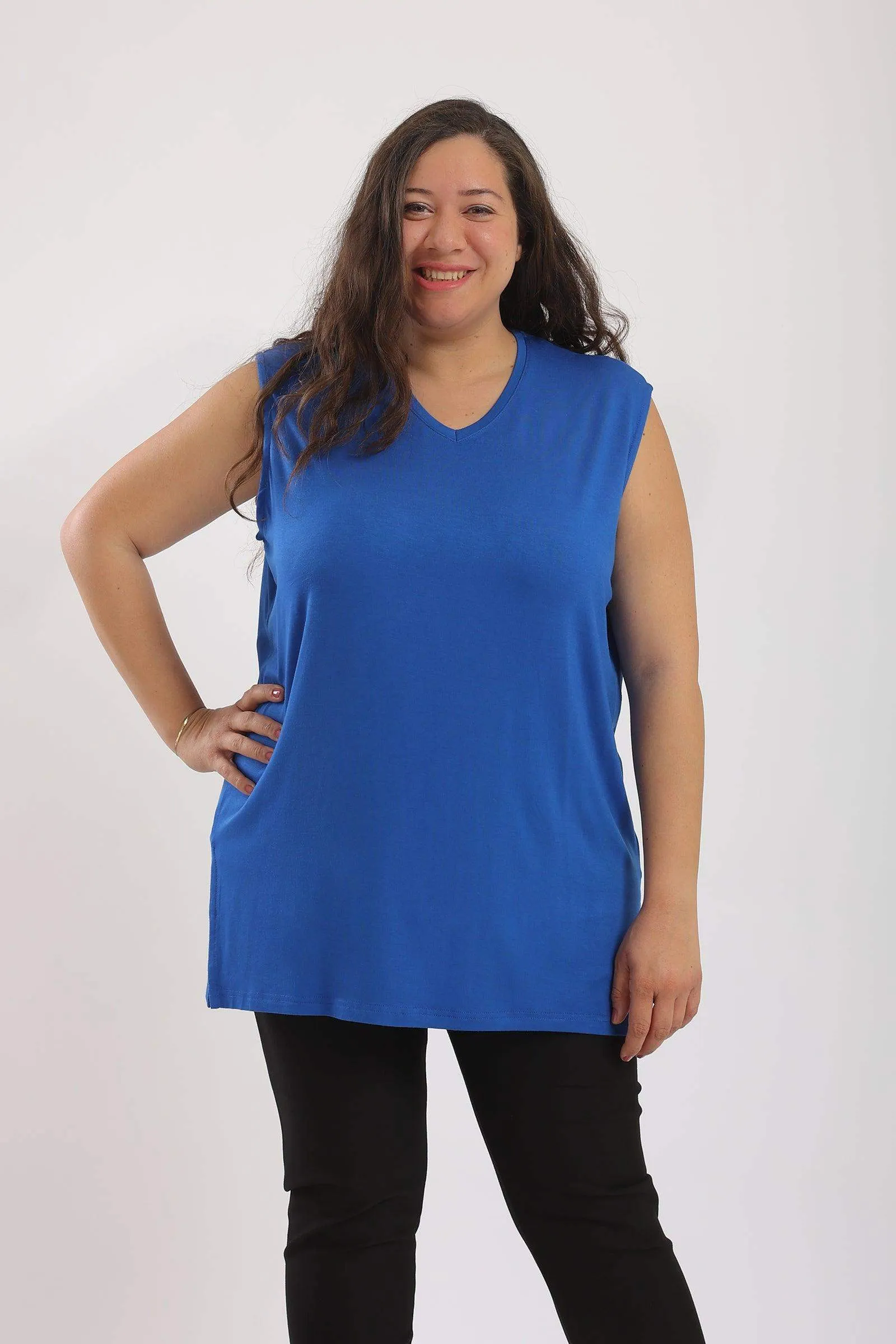 Lounge Top with Side Slits