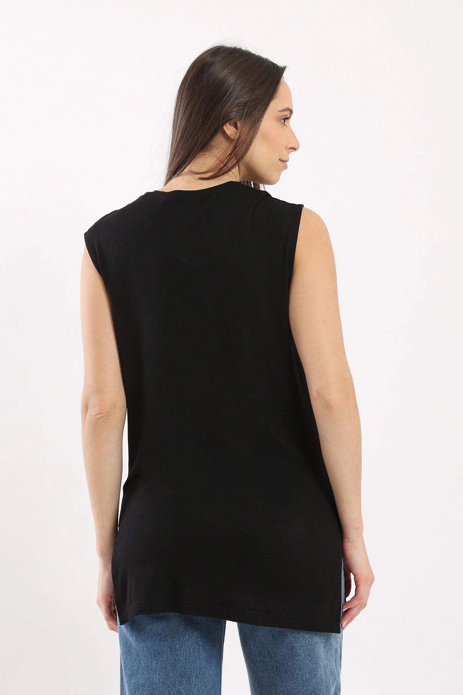 Lounge Top with Side Slits