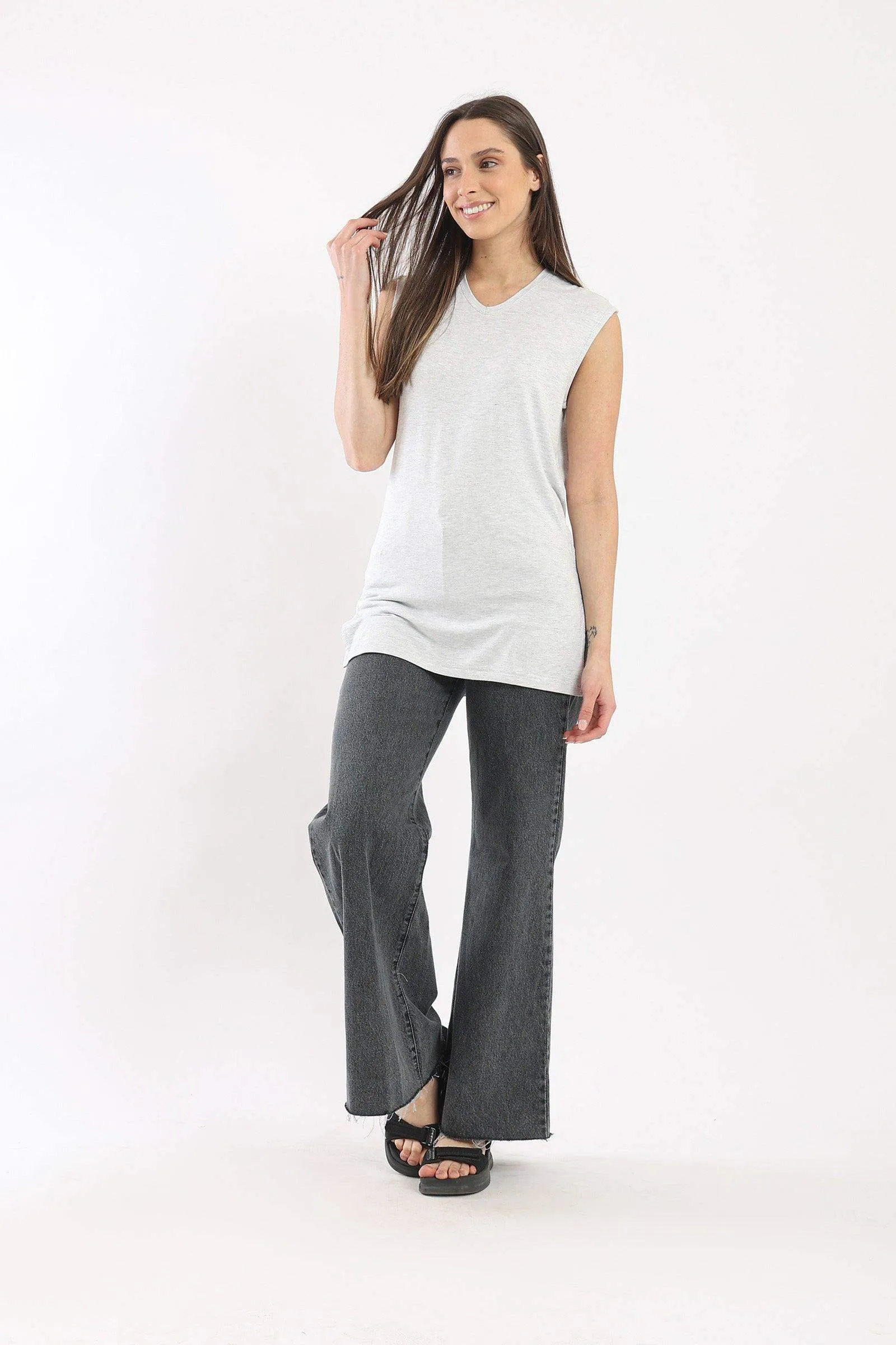 Lounge Top with Side Slits