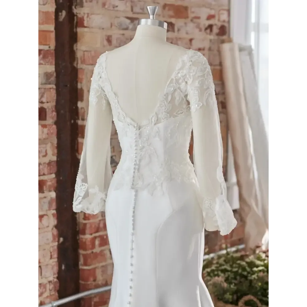 Maggie Sottero Rumi Detachable jacket