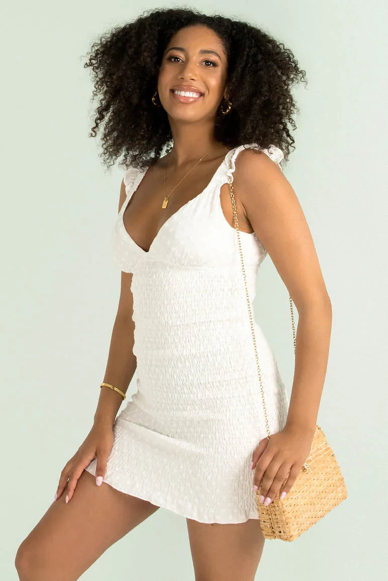 Marlee Dress / White