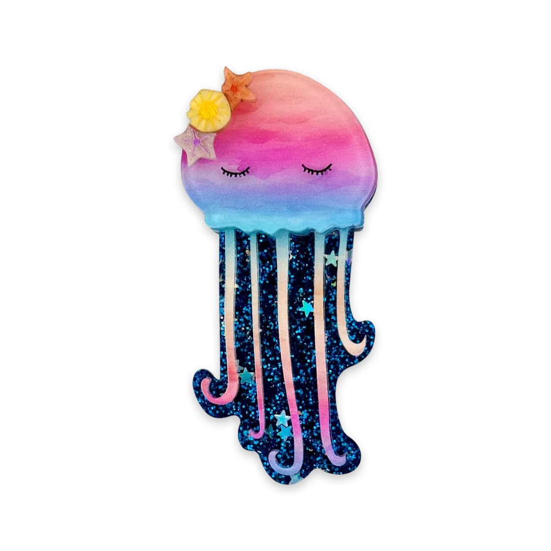 Maxie the Jelly Fish - Brooch