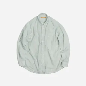 OG STRIPE SEERSUCKER SHIRT - GREEN