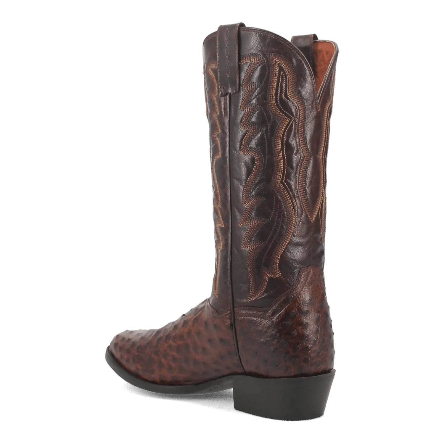 PERSHING FULL QUILL OSTRICH BOOT