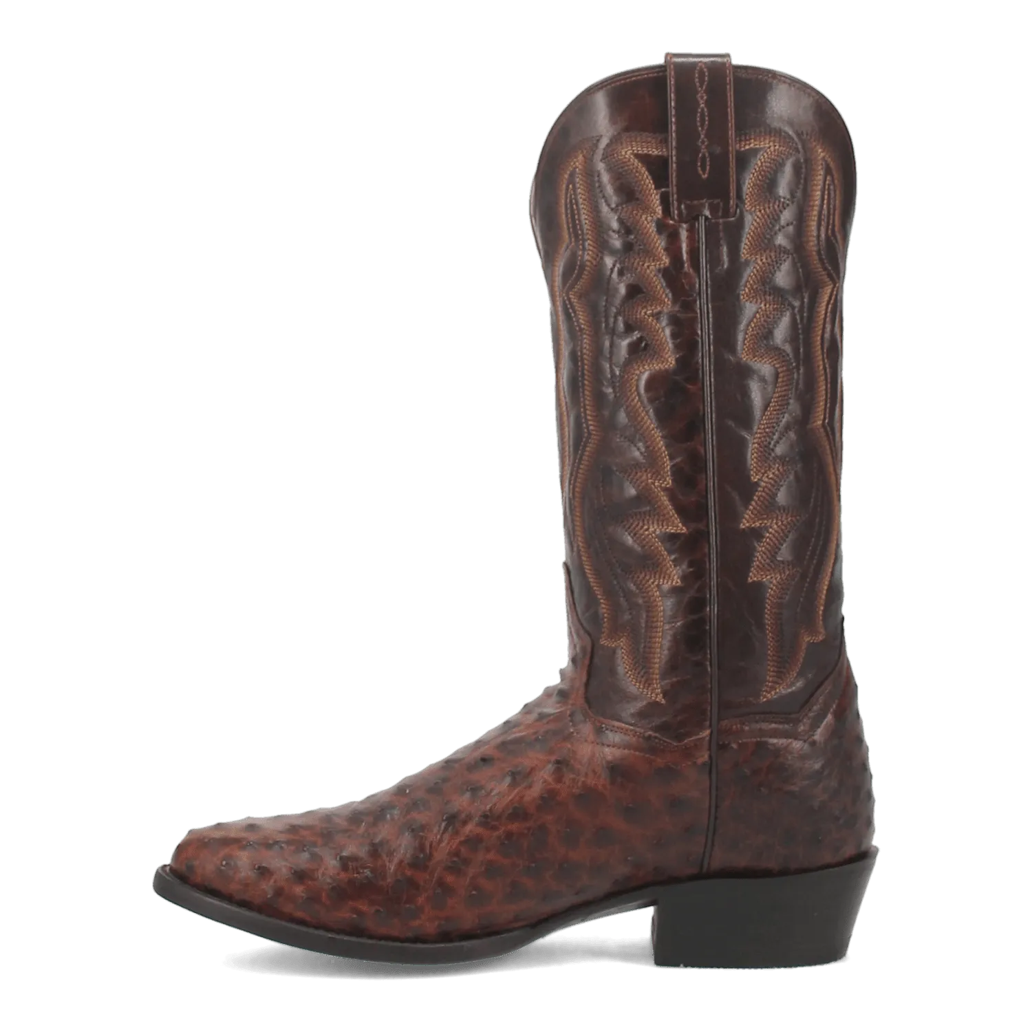 PERSHING FULL QUILL OSTRICH BOOT