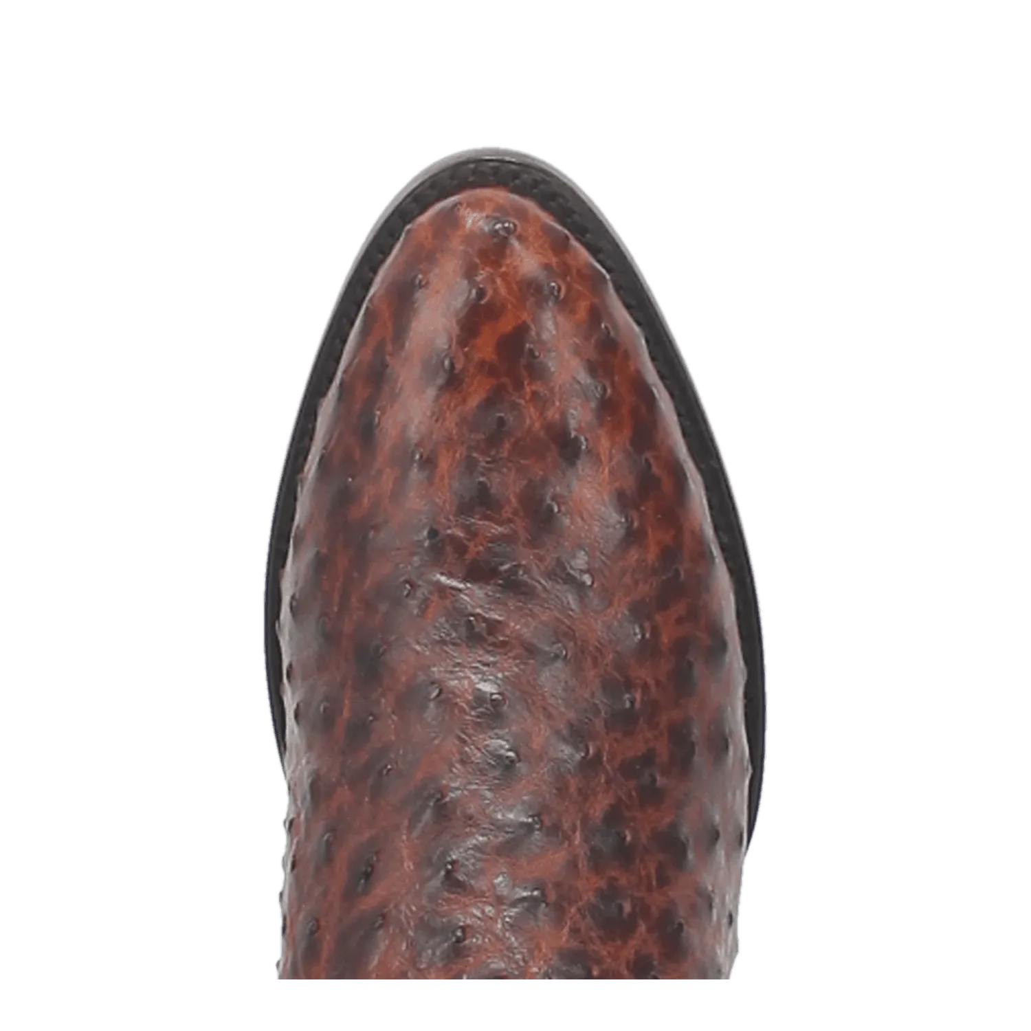 PERSHING FULL QUILL OSTRICH BOOT