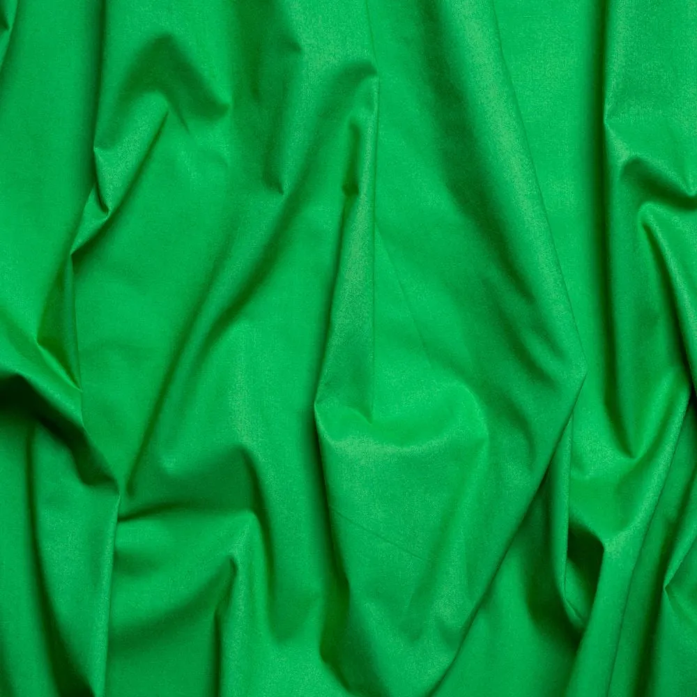Solid Clover Organic Poplin
