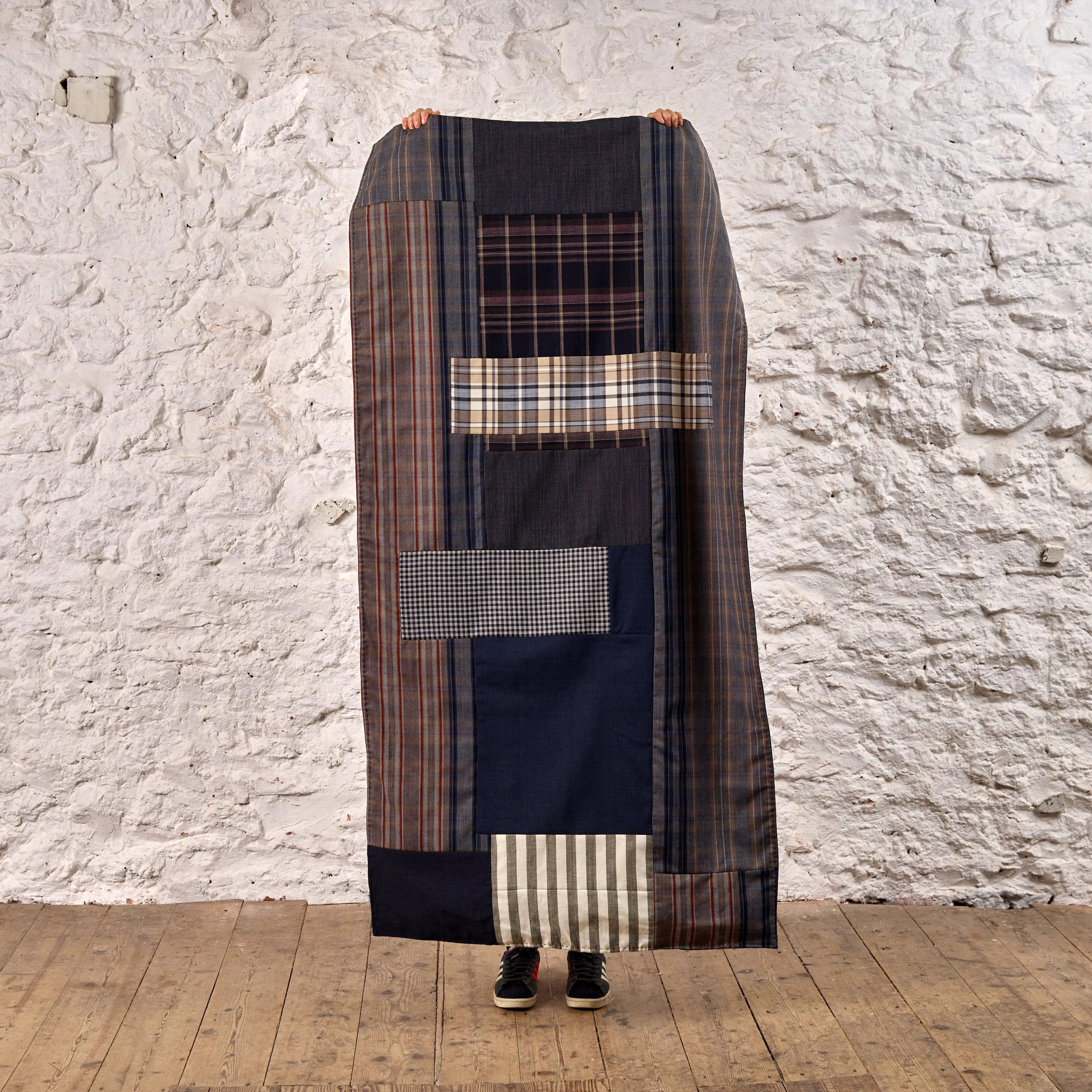 The Single Worsted Patchwork Blanket