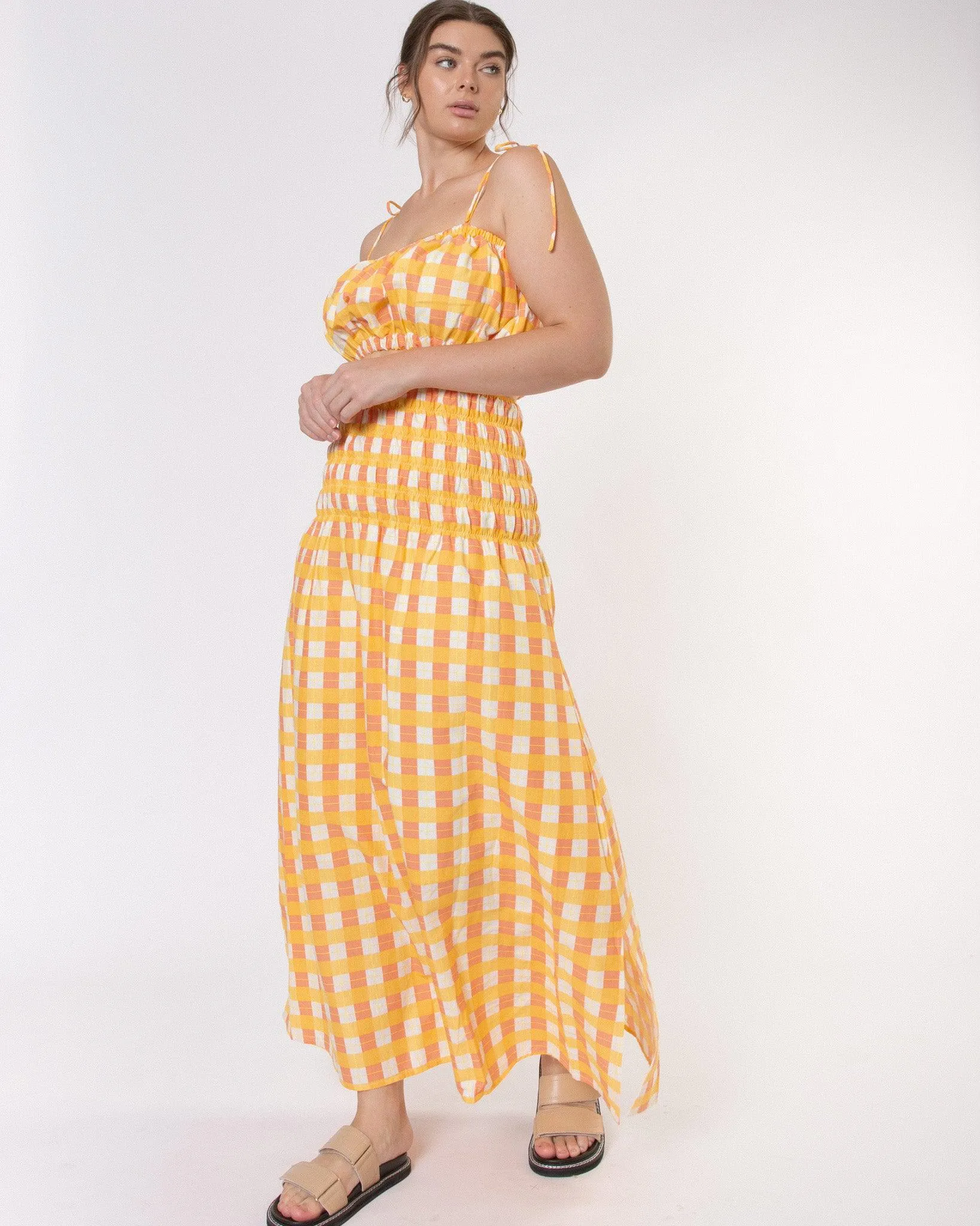 WAREHOUSE SALE | Tessa Crop | Gingham
